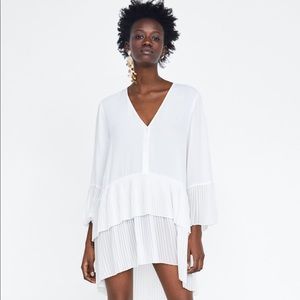 Zara Pleated Blouse